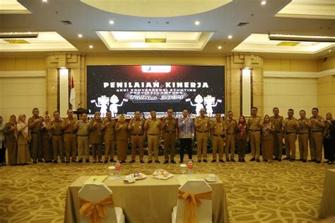 Sekdaprov Fahrizal Buka Kegiatan Penilaian Kinerja Aksi Konvergensi