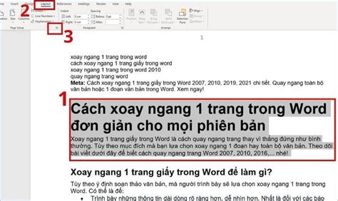 C Ch Xoay Ngang Trang Gi Y Trong Word Trong S