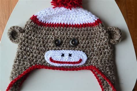 Crochet In Color Just Another Sock Monkey Hat Pattern Sock Monkey