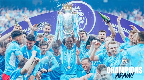 Manchester City Premier League Champions 2022 Wallpapers - Wallpaper Cave