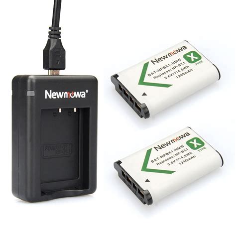 NP BX1 Newmowa Battery 2 Pack And Dual USB Charger Set For Sony NP