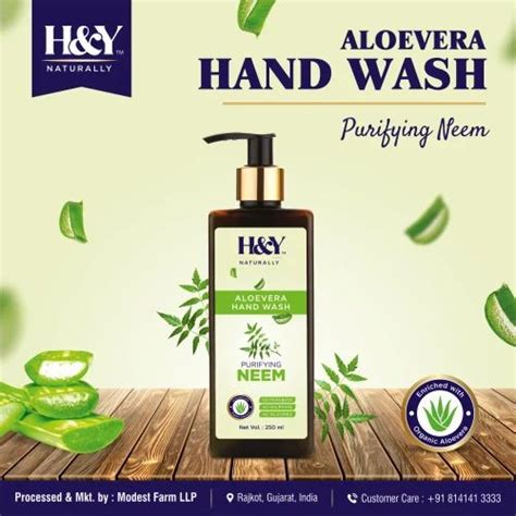 Gel Aloevera Neem Hand Wash For Personal Ml At Rs Bottle In