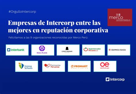 Empresas de Intercorp entre las mejores en reputación corporativa