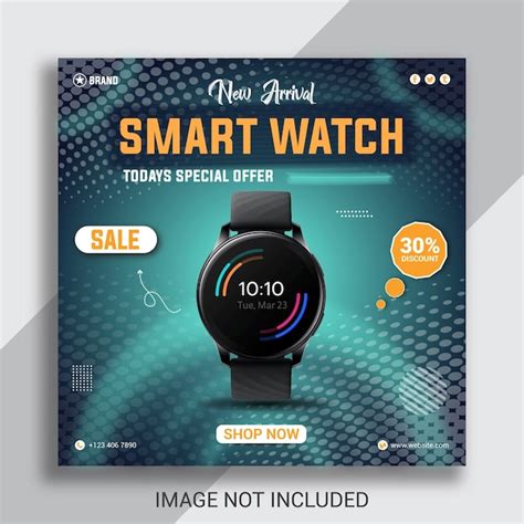 Premium Vector Watch Sale Social Media Post Template