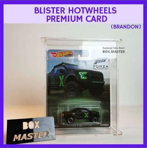 Promo Kotak Akrilik Hot Wheels Box Blister Hotwheels Premium Card Brandon Lutofia Diskon