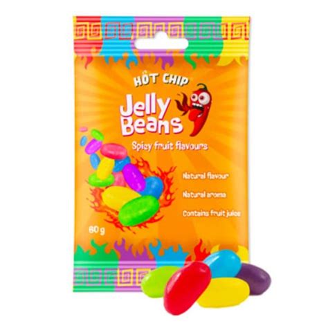 Hot Chip Jelly Beans Spicy Fruit Flavours