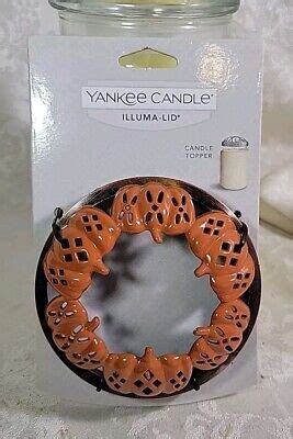 Yankee Candle Pierced Pumpkin Illuma Lid Nwt Ebay