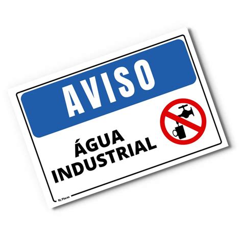 Placa Aviso Gua Industrial X Cm No Elo Rl Placas De Sinaliza O