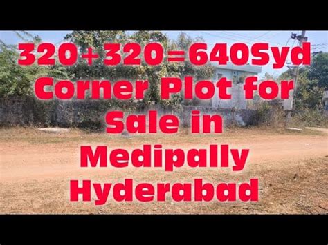 Ready To Construct Syd Corner Plot For Sale In Medipally