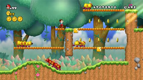 File NSMBW Wiggler Screenshot Png Super Mario Wiki The Mario