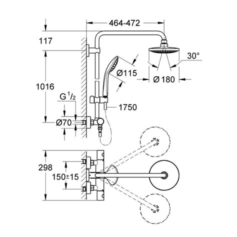 Grohe Euphoria System With Grotherm Mm Head