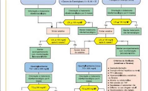 Blog Professor Robson Fluxograma De Tratamento Da Dislipidemia Em