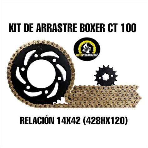 Kit De Arrastre Boxer Ct Revo Spider Motoperformance Repuestos