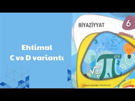 Ehtimal C V D Variant Qapal Test Ci Sinif Riyaziyyat Dim Testi