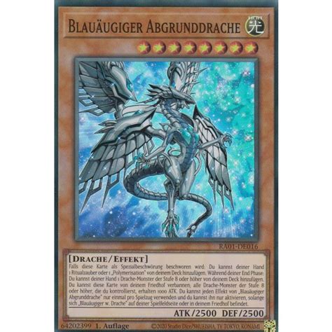 Blau Ugiger Abgrundrache V Platinum Secret Rare Ra De V