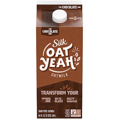 Silk Oat Yeah The Chocolate One Oatmilk Half Gallon Northgate Market