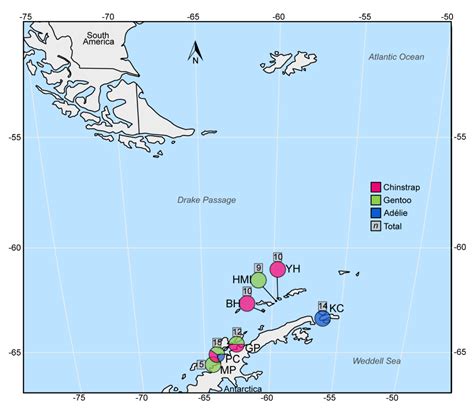 Adelie Penguin Habitat Map