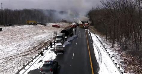 Death Toll Rises To 6 After Massive 80 Car Pileup On Pennsylvania