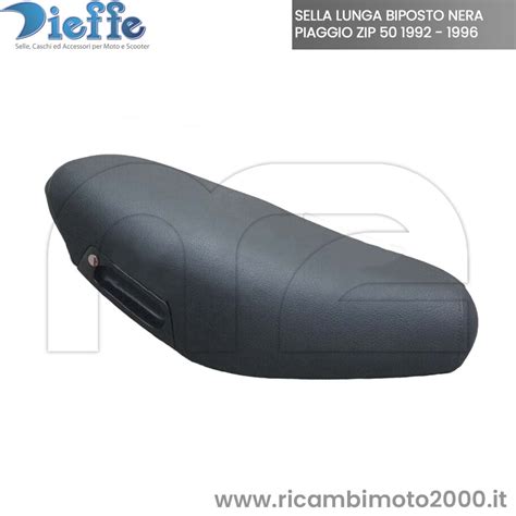 Selle Sella Lunga Biposto Nera Piaggio Zip Fast Rider