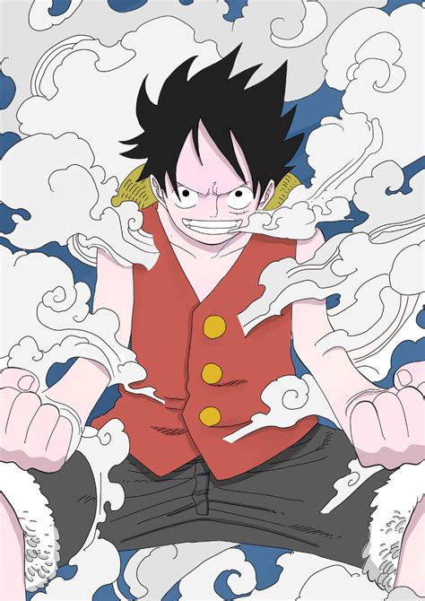 Monkey D Luffy Gear 2 Weeaboonerd Illustrations Art Street