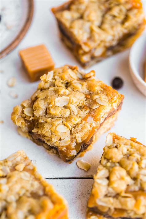 Chocolate Caramel Oatmeal Bars Caramelitas