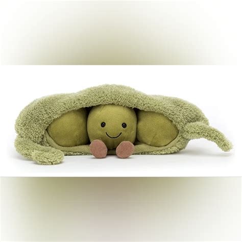 Jellycat Toys Jellycat Uber Soft Plush Amuseable Pea Pod Nwt Poshmark