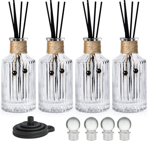 Reed Diffuser Bottle Glass Diffuser Bottles Oz Ml Set Of Empty