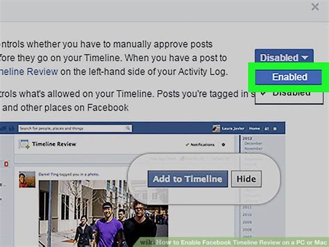 How To Enable Facebook Timeline Review On A Pc Or Mac Steps