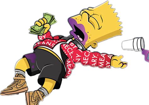 Bart Simpson Supreme Png