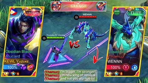 Yuzuke Vs Top Global Meta Thamuz Trashtalker Who Is The King Of