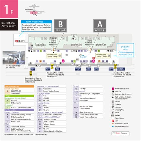 Narita Airport Terminal Map (2024) - All Maps