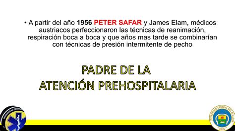 Historia De La Atenci N Prehospitalaria Pptx