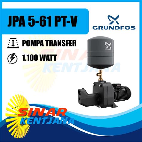 Jual Pompa Grundfos Jpa 5 61 Pt V Sumur Dangkal Otomatis Shopee