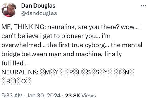 NEURALINK M Y P U S S Y I N B I O My Pussy In Bio Know Your Meme