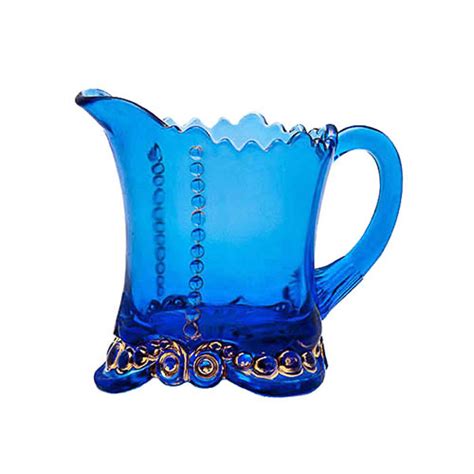 Eapg Cream Pitcher In The Bead And Scroll Pattern Reuzeit Emporium