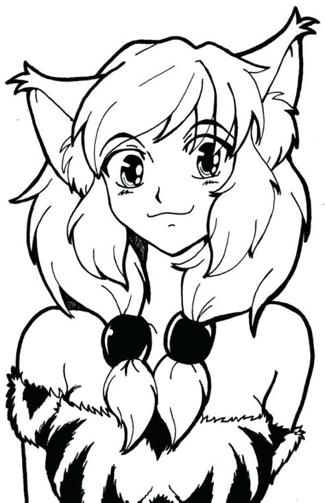 Anime Wolf Drawing | Free download on ClipArtMag