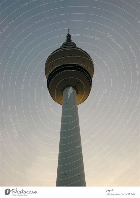 Hamburg Spitze Funkturm Ein Lizenzfreies Stock Foto Von Photocase