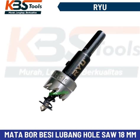 Mata Bor Besi Hole Saw 18mm Ryu Mata Bor Lubang Plat Besi 18 Mm