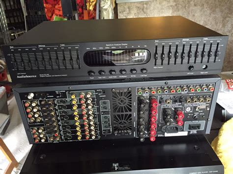 Audiosource Eq 200 Graphic Equalizer With Audio Spectrum Analyzer For Sale Us Audio Mart