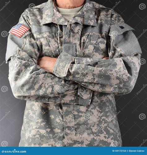 Soldier Arms Crossed Stock Photo Image Of Brown Unrecognizable 44172154