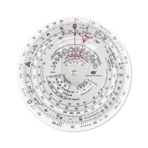 Cya E6b R 6 Diameter Circular Flight Computer Upgrade Aviation Pilot Flight