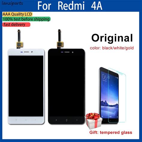 Original Lcd For Redmi 4a Lcd Display With Frame Touch Screen Digitizer Assembly Replacement