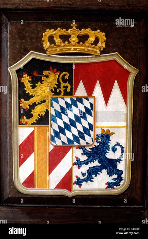 Heraldry Coat Of Arms Germany Kingdom Of Bavaria Crest 1835 1919