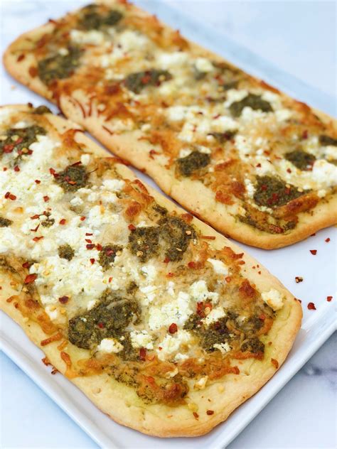 Pesto Feta Flatbread Barons Market