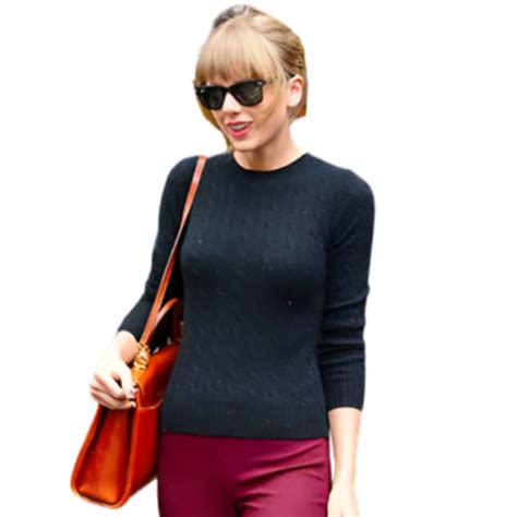 Taylor Swift Black Sweater Black Crew Neck Sweater Explore Now