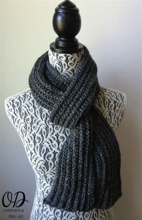 35 Mens Scarf Crochet Patterns Dabbles Babbles