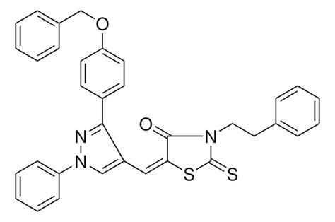 5E 5 3 4 BENZYLOXY PHENYL 1 PHENYL 1H PYRAZOL 4 YL METHYLENE 3