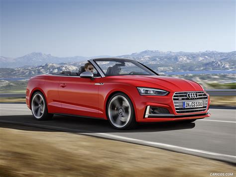 Audi S Cabriolet Color Misano Red Front Three Quarter Caricos