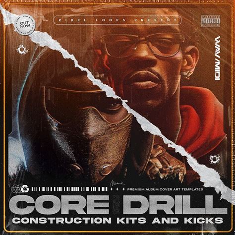 Core Drill Premade Cover Art Photoshop Psd