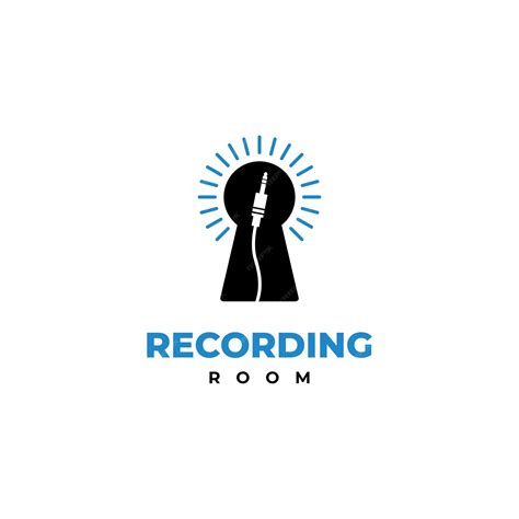 premium vector recording room logo design  isolated background